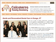 Tablet Screenshot of orangectdentist.com